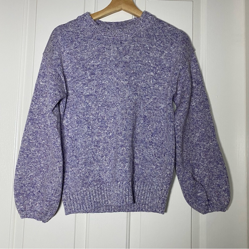 J. Crew Purple Crew Neck Sweater